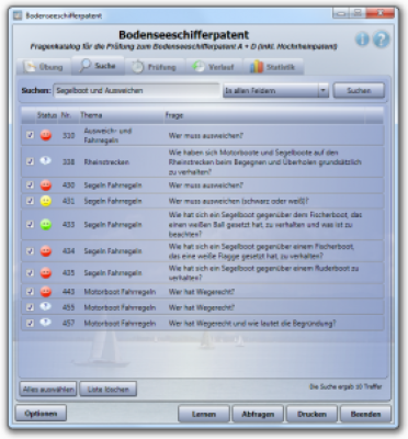 Lernsoftware: Bodenseeschifferpatent (aktuelle Version - ab 1.5.2023)