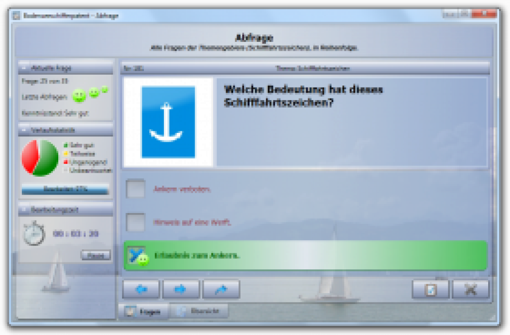 Lernsoftware: Bodenseeschifferpatent (aktuelle Version - ab 1.5.2023)