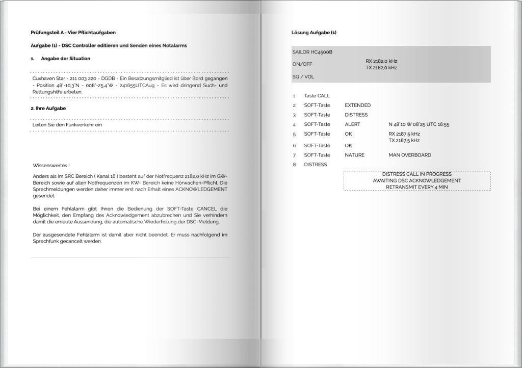 Buch: Sprechfunkzeugnis LRC (SAILOR HC 4500 + Inmarsat-C) - Praktische Ausbildung