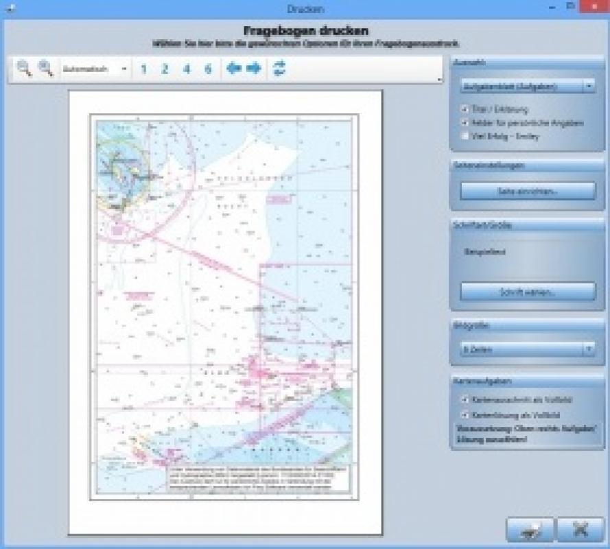 Lernsoftware: Sportbootführerschein See (mit Karten und Audiounterstützung)